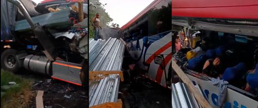 Accidente en carretera del Magdalena