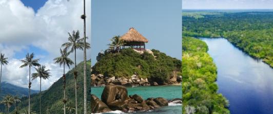 Turismo en Colombia. / Fotos: Marco Co y Wikipedia.