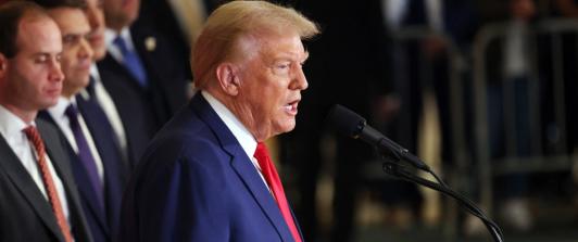 Donald Trump con caso de abuso sexual. / Foto: AFP.