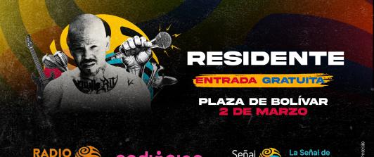 Residente regresa a la Plaza de Bolívar en un histórico "Concierto de la Esperanza" 