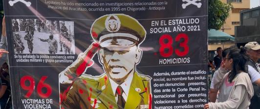 Organizaciones sociales y de DDHH rechazan el nombramiento de Zapateiro como asesor de seguridad del Tolima