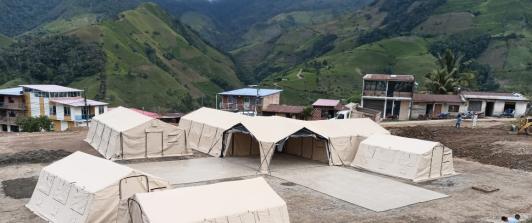 Instalación hospital de campaña 