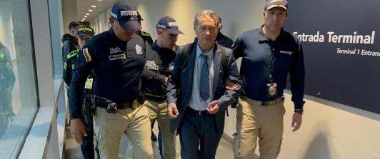 Lehder fue considerado uno de los más poderosos jefes del Cartel de Medellín. / Foto: Migración Colombia.