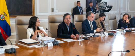 Consejo de ministros con ajustes. / Foto: Presidencia de la República.