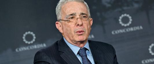 Juicio a Álvaro Uribe Vélez. / Foto: AFP.