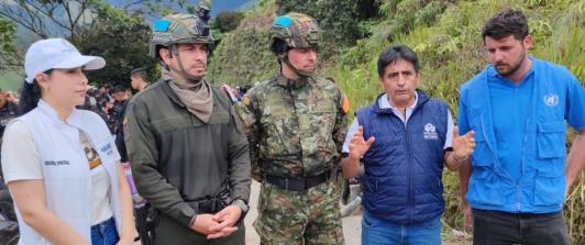 Petro sobre la liberación de 29 uniformados en el Cauca. / Foto: Defensoría.