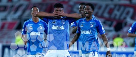 Victoria de Millonarios vs. Santa Fe. / Foto: Dimayor.