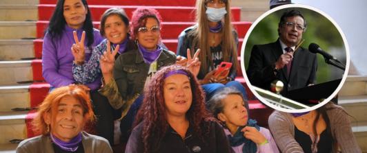 Ministerio de la Igualdad y los derechos de las mujeres. / Foto: Presidencia y AFP.