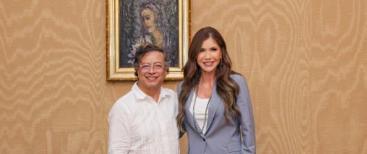 La jornada concluyó con una agenda centrada en el fortalecimiento de la relación bilateral en seguridad, migración y lucha contra el crimen transnacional. / Foto: Presidencia de la República.