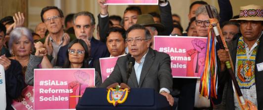 Petro responde a críticas sobre la consulta popular. / Foto: Presidencia de la República.