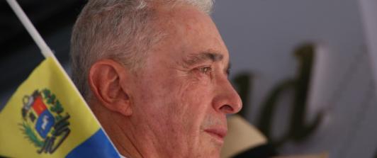 Juicio a Álvaro Uribe Vélez. / Foto: AFP.