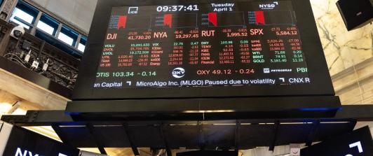 Sigue el desplome de las bolsas después del anuncio de los nuevos aranceles a EE.UU.