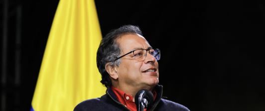 "He enterrado en mi corazón al hombre físico que tantas veces me abrazó": presidente Petro. / Foto: Presidencia de la República.