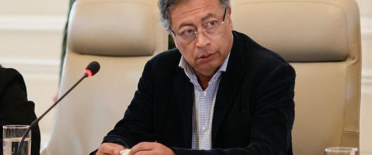 El presidente Petro hizo un llamado al gobierno ecuatoriano a entregar públicamente las actas de cada mesa para su verificación. / Foto: Presidencia de la República.