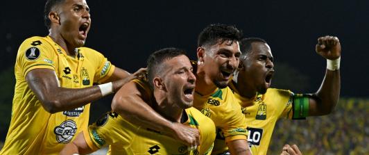 Atlético Bucaramanga rescató un empate con Fortaleza en la Copa Libertadores