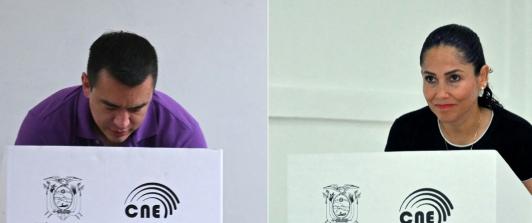 Posible fraude electoral en Ecuador. / Foto: AFP.