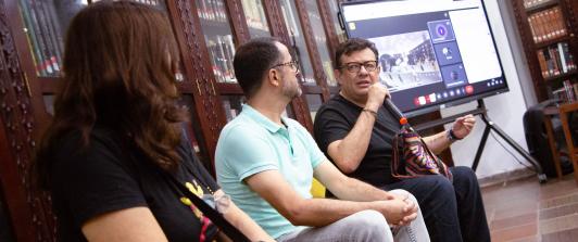 Hollman Morris, gerente de RTVC, reafirmó el compromiso de la entidad con la visibilización de producciones regionales. / Foto: RTVC.