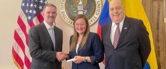 Reunión sobre aranceles a Colombia. / Foto: X Cielo Rusinque.