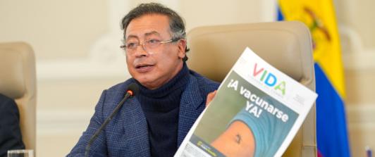 Presidente Petro sobre vacunación de fiebre amarilla. / Foto: Presidencia.