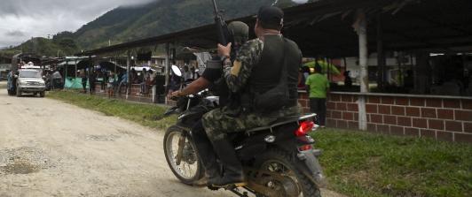 El acuerdo establece la creación de una Zona de Ubicación Temporal (ZUT) en el área rural del municipio de Tibú, Norte de Santander. / AFP.
