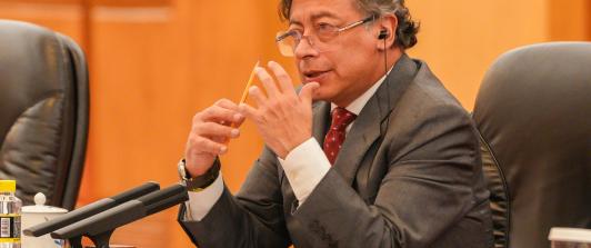 Presidente Petro en el Foro de retos descentralización diferencial control recursos -Ovidio