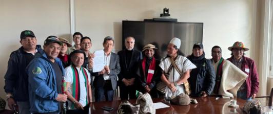 Acuerdos del Gobierno con la Minga Indígena. / Foto: X Armando Benedetti.