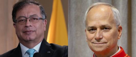 Petro estará en El Vaticano en misa del papa León XIV. / Fotos: Presidencia y Vatican News.