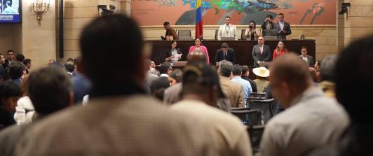 El aumento salarial de los congresistas no hace parte del acuerdo como un punto negociado. / Foto: Ministerio del Interior.