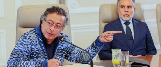 Presidente Petro en el consejo de Ministros realizado el pasado 3 de junio