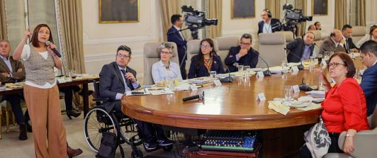 Consejo de Ministros donde participa la directora encargada de Prosperidad Social, Carolina Hoyos