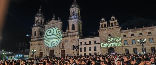 Concierto de la Esperanza VI 2025 en la Plaza de Bolívar.