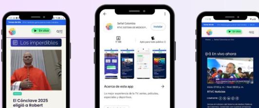 App de Señal Colombia. / Foto: RTVC.