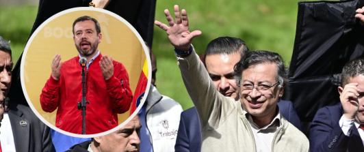 Petro petición a Galán. / Fotos: Presidencia y AFP.