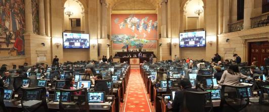 Plenaria de la Cámara de Representantes.