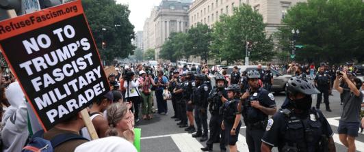 Protestas en Estados Unidos. / Foto: AFP.
