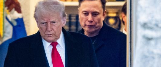 Elon Musk y Donald Trump. / Foto: AFP.