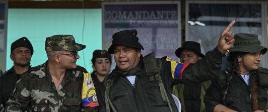 Iván Mordisco y alias "Calarcá"