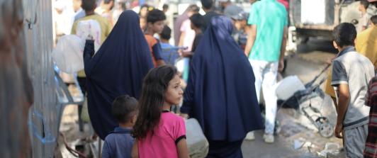 Niña en Gaza.