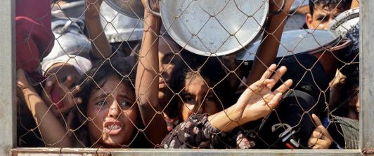 Hambruna en Gaza: un cuarto de los niños pequeños sufren de malnutrición