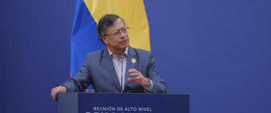 El presidente critica al magistrado Ibáñez y califica como "golpe de estado" el bloqueo a la reforma pensional