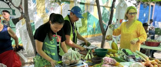 Mercadillo en Bucaramanga, Santander