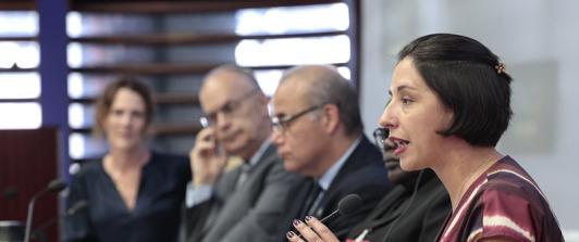 Ministra Martha Carvajalino.