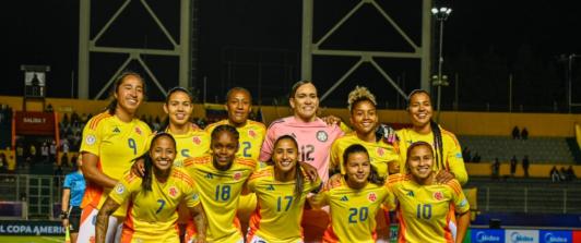 Colombia en la Copa América Femenina. / Foto: FCF.