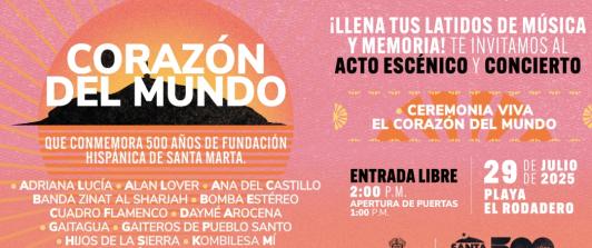 Concierto Corazón del mundo. / Foto: RTVC.