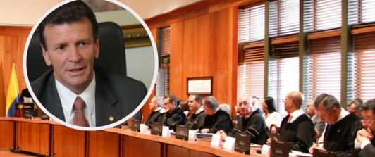 Condena a Carlos Palacino. / Fotos: Corte Suprema de Justicia y X Carlos Palacino.