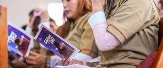 Mujeres privadas de la libertad con educación. / Foto: MinEducación.