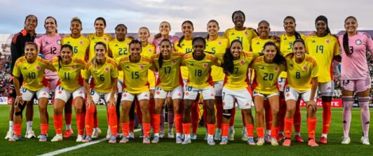 Colombia para el debut en la Copa América Femenina. / Foto: FCF.