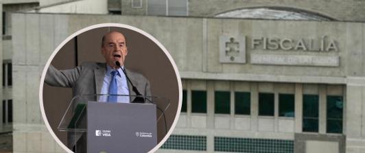 Fiscalía sobre Álvaro Leyva. / Fotos: AFP.