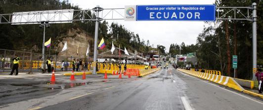 Frontera entre Colombia y Ecuador