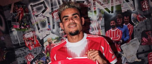 Luis Díaz, fichaje del Bayern. / Foto: X Bayern Múnich.
